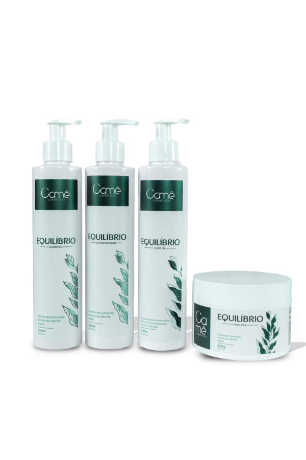 Kit completo Equilíbrio - Cuidado Completo para Cabelos Saudáveis